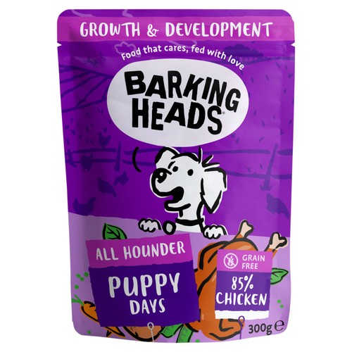 Barking Heads Puppy Days Wet Dog Food Pouch