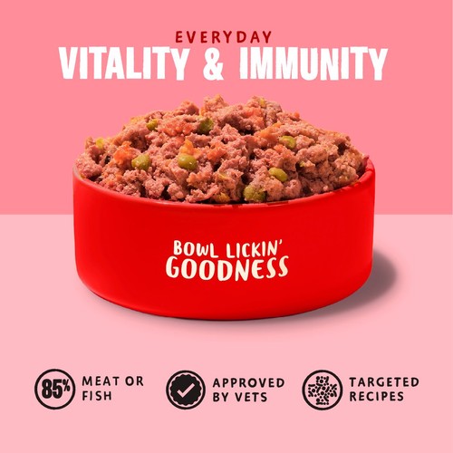 Barking Heads Beef Waggington Wet Dog Food Pouch thumbnail 3