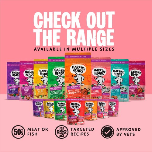 Barking Heads Beef Waggington Wet Dog Food Pouch thumbnail 8