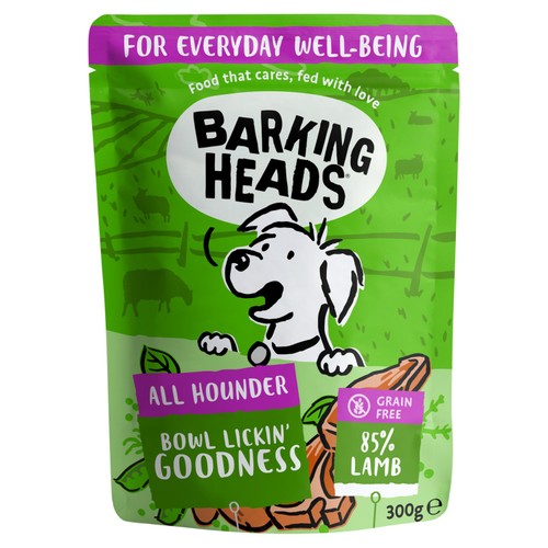 Barking Heads Chop Lickin' Lamb Wet Dog Food Pouch