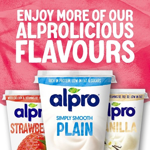 Alpro Blueberry Cherry Dairy Free Yoghurt Alternative thumbnail 5