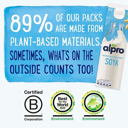 Alpro Blueberry Cherry Dairy Free Yoghurt Alternative thumbnail 6