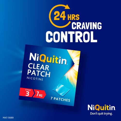 NiQuitin CQ 7mg Clear Patch, Step 3 thumbnail 3