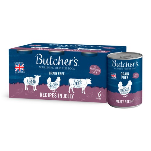 Butcher's Recipes in Jelly Dog Food Tins thumbnail 4
