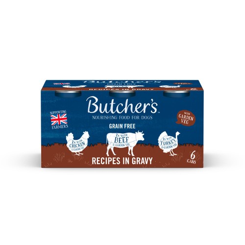 Butcher's Recipes in Gravy Dog Food Tins thumbnail 3