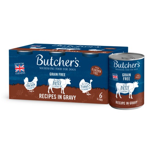 Butcher's Recipes in Gravy Dog Food Tins thumbnail 4