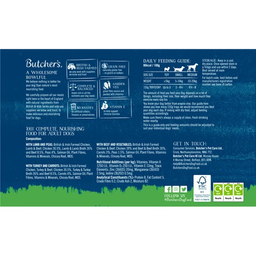 Butcher's Traditional Recipes Dog Food Trays thumbnail 3