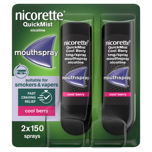 Nicorette Quickmist Cool Berry Mouthspray, Quit Vaping Aid