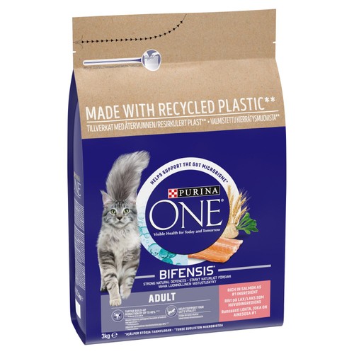Purina One Salmon Dry Cat Food  thumbnail 2