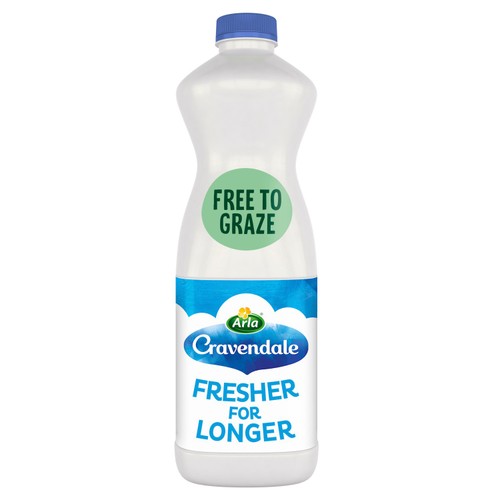 Cravendale Filtered Fresh Whole Milk 1L Fresher for Longer thumbnail 2