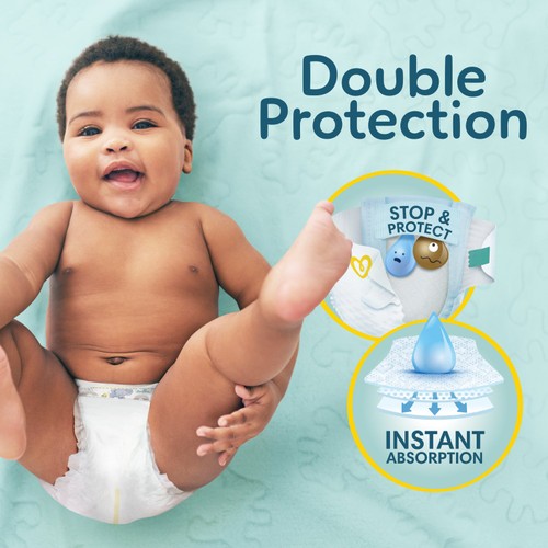 Pampers New Baby Nappies, Size 1 (2-5kg) Essential Pack thumbnail 3