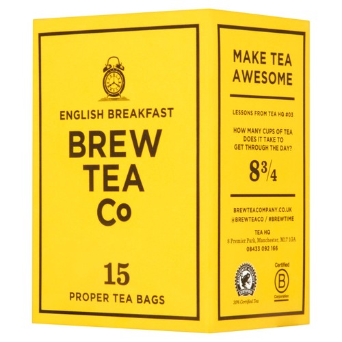 Brew Tea Co English Breakfast Tea Bags thumbnail 2
