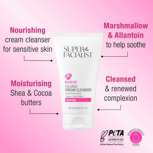 Super Facialist Rose Creamy Cleanser thumbnail 5