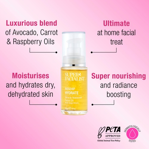 Super Facialist Rose Hydrating Facial Oil thumbnail 2