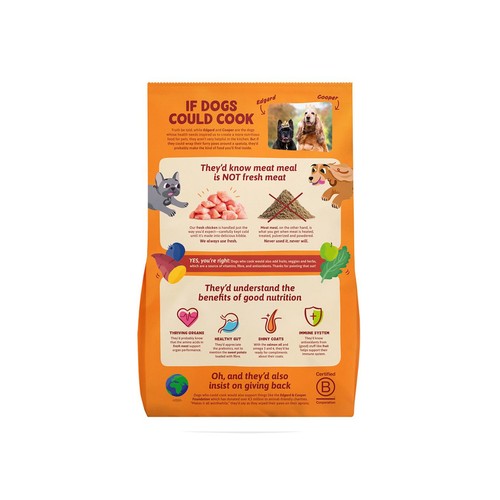 Edgard & Cooper Adult Grain Free Dry Dog Food with Fresh Free-Run Chicken thumbnail 2