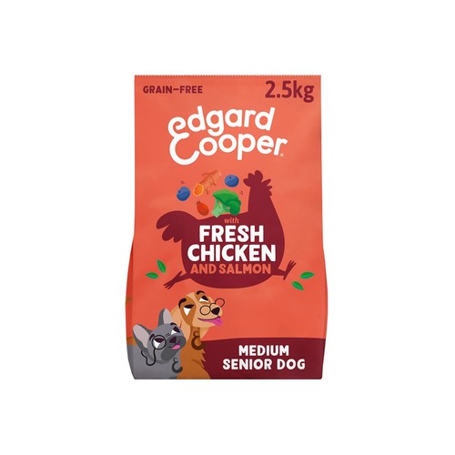 Edgard & Cooper Senior Grain Free Dry Dog Food Free-Run Chicken & Salmon