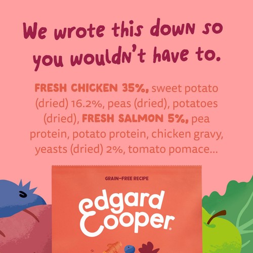 Edgard & Cooper Senior Grain Free Dry Dog Food Free-Run Chicken & Salmon thumbnail 8