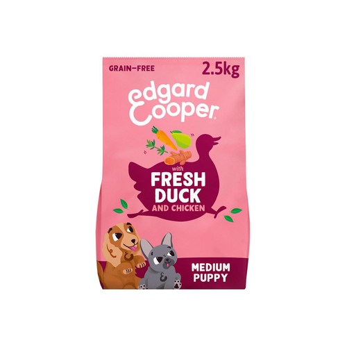 Edgard & Cooper Puppy Grain Free Dry Dog Food Fresh Free-Run Duck & Chicken