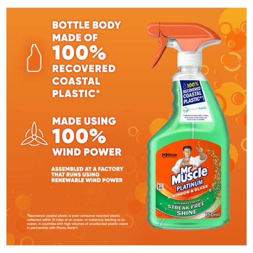 Mr Muscle Platinum Window & Glass Spray thumbnail 6