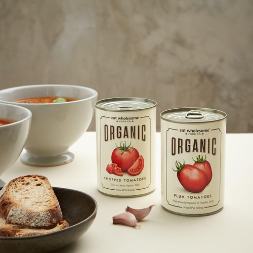 Eat Wholesome Organic Peeled Plum Tomatoes thumbnail 3