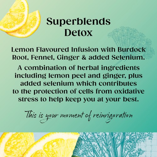 Twinings Superblends Detox with Lemon, Ginger & Fennel thumbnail 3