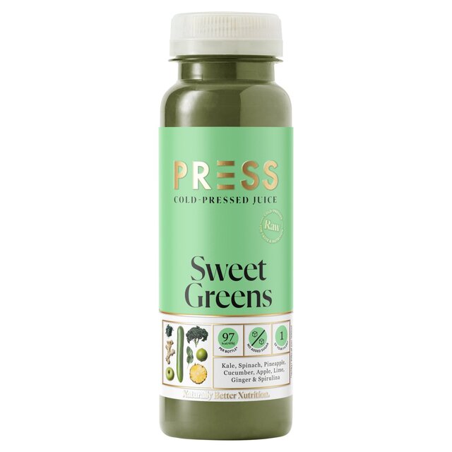 PRESS Healthfoods Sweet Greens Raw Cold-Pressed Juice thumbnail 2