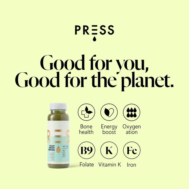 PRESS Healthfoods Sweet Greens Raw Cold-Pressed Juice thumbnail 3