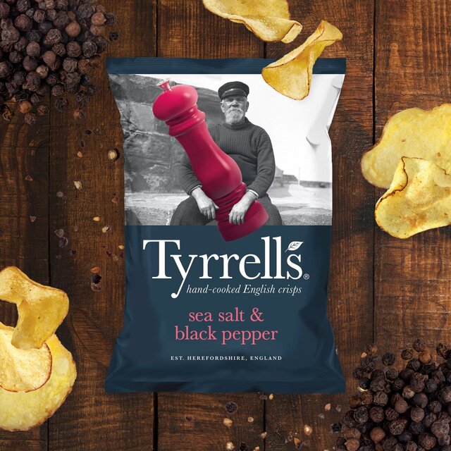 Tyrrells Sea Salt & Black Pepper Sharing Crisps thumbnail 5