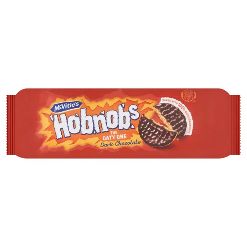 McVitie's Hobnob's Biscuits The Oaty One Dark Chocolate  thumbnail 5