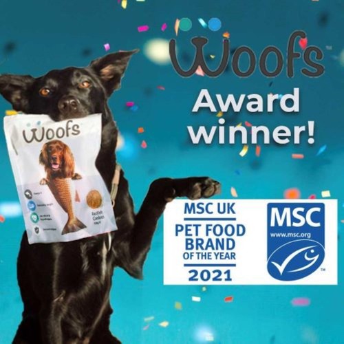 Woofs Cod Cubes Dog Treats - 100% Natural MSC Fish thumbnail 2