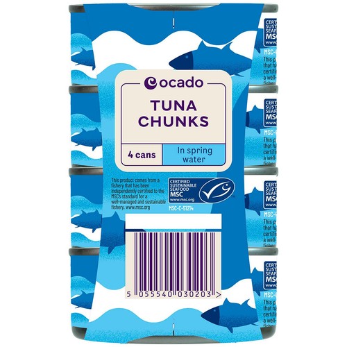 Ocado Tuna Chunks in Spring Water thumbnail 2
