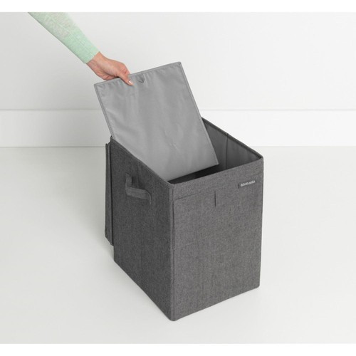 Brabantia 35 Litre Black Stackable Laundry Box thumbnail 2