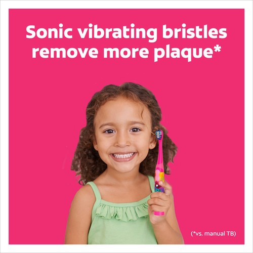 Colgate Kids Battery Toothbrush Extra Soft Trolls 3+ Years thumbnail 5