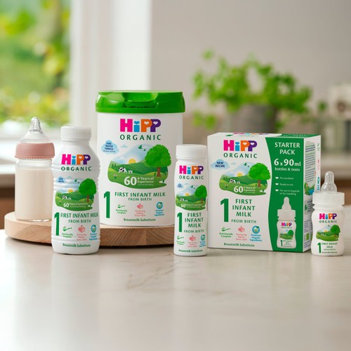 HiPP Organic 1 First Infant Baby Milk Formula Starter Pack, From Birth thumbnail 3
