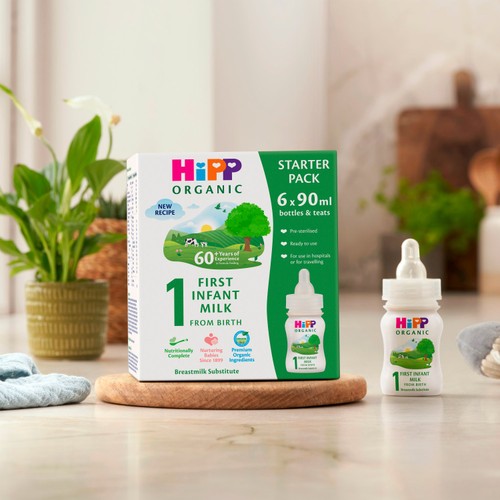 HiPP Organic 1 First Infant Baby Milk Formula Starter Pack, From Birth thumbnail 5