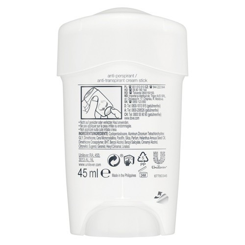 Dove Maximum Protection Original Clean Anti-Perspirant Cream Stick thumbnail 2
