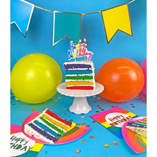 Talking Tables Rainbow Paper Party Plates thumbnail 3