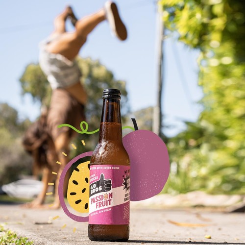Lo Bros Kombucha Passionfruit Low Sugar thumbnail 4