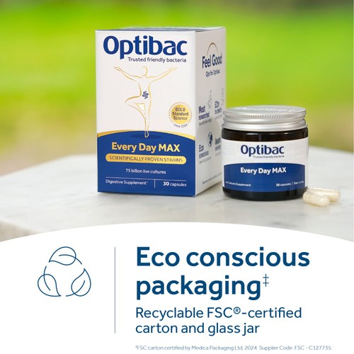Optibac Probiotics Every Day MAX - 30 Capsules thumbnail 7
