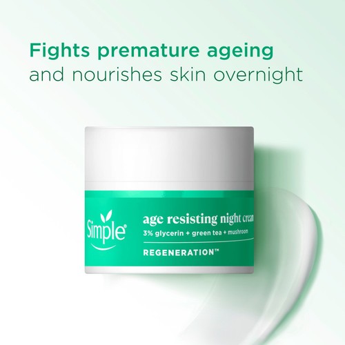 Simple Age Resisting Night Cream Moisturiser  thumbnail 5
