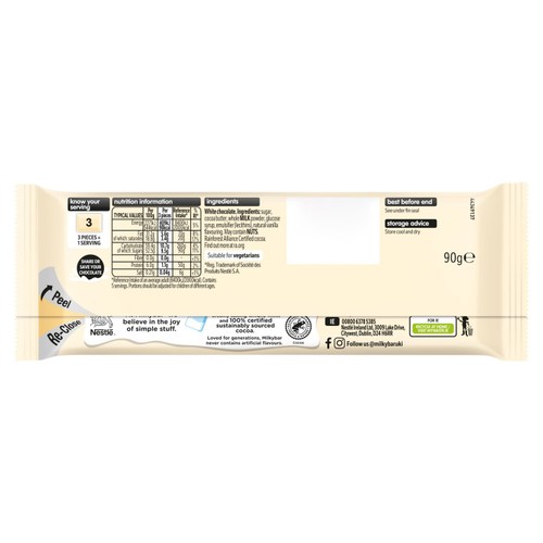 Milkybar White Chocolate Sharing Block thumbnail 3