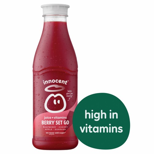 Innocent Plus Berry Set Go Raspberry & Cherry Juice with Vitamins