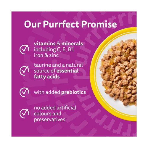 Whiskas 11+ Senior Wet Cat Food Poultry Feasts in Jelly thumbnail 2