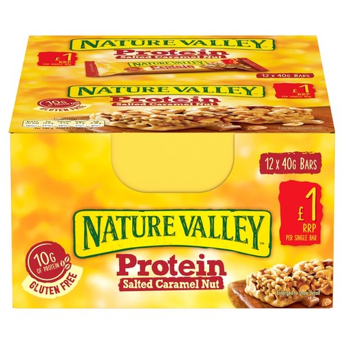 Nature Valley Protein Salted Caramel Nut Cereal Bars thumbnail 4