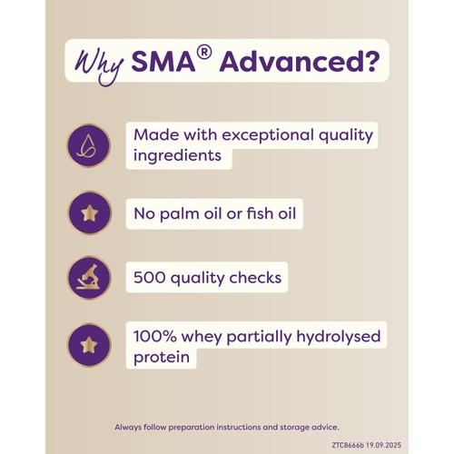 SMA Advanced First Infant Baby Milk Powder Formula From Birth 800g thumbnail 3