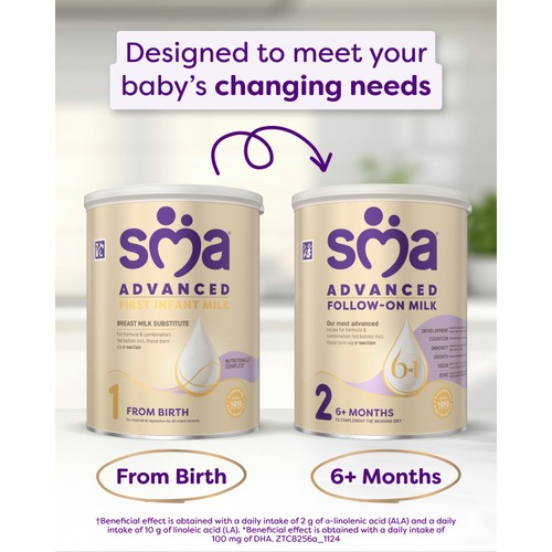 SMA Advanced First Infant Baby Milk Powder Formula From Birth 800g thumbnail 4