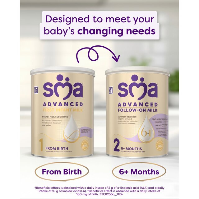 SMA Advanced First Infant Baby Milk Powder Formula From Birth 800g thumbnail 8