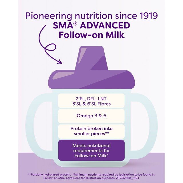SMA Advanced Follow-on Baby Milk Powder Formula 6-12 months 800g thumbnail 8