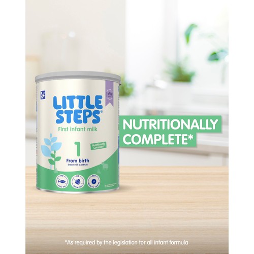 LITTLE STEPS First Infant Baby Milk Powder Formula from birth 800 g thumbnail 3