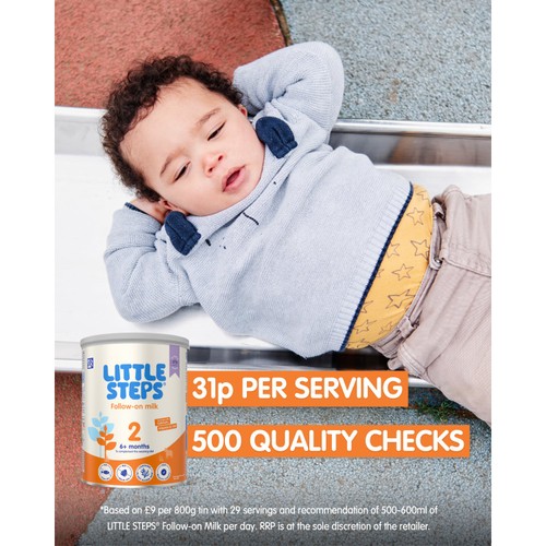 LITTLE STEPS Follow-on Baby Milk Powder Formula 6 mth+ 800 g thumbnail 5